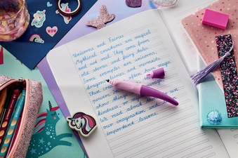 STABILO Stylo roller EASYoriginal 3D DreamWorld, rose