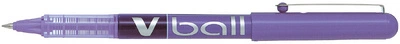 PILOT Stylo roller V Ball VB 5, pointe mÃ©tal, bleu