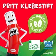 Pritt Bâton de colle 4 x 22 g, pack économique, sans solvant