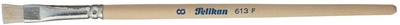 Pelikan Pinceau à soie 613 F, N. 12,manche en bois non laqué