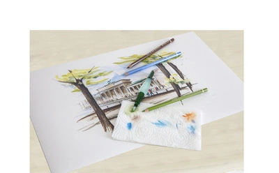 FABER-CASTELL Pinceau à réservoir d'eau "Water Brush",medium