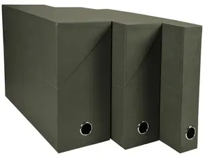 EXACOMPTA Boîte transfert, carton, 120 mm, vert foncé