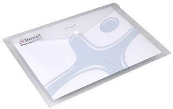 Rexel Pochette à documents, A4, PP, transparent