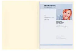 PAGNA Bewerbungsmappe "Solo", DIN A4, aus Karton, beige