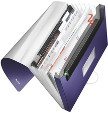 LEITZ Trieur ménager Style, A4, PP, 6 compartiments, blanc