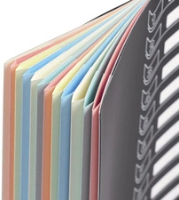 extendos Trieur à élastique série 437, 12 touches, assorti
