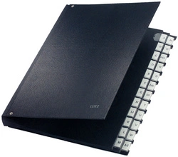 LEITZ Trieur à soufflet, A4, A-Z, 24 compartiments, rouge