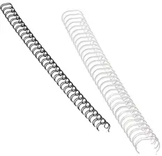 Fellowes spirales, format A4, 34 anneaux, 10 mm, blanc