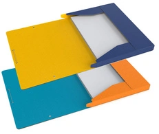 Oxford Boîte de classement Bicolor Recyc+, A4, assorti