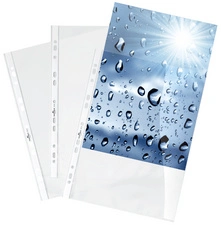 DURABLE pochettes perforées, A4, PP, transparent, 0,035 mm