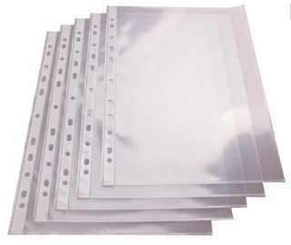 proOFFICE Pochette perforée, A4, PP, 70 microns, transparent