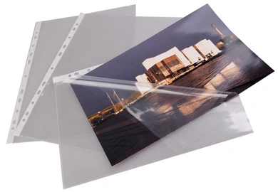 proOFFICE Pochette perforée, A4, film PP, transparent