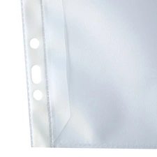 Oxford Pochette perforée avec rabat, A4, PP, 0,12 mm