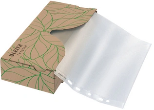 LEITZ Pochette perforée Recycle, A4, PP, grainé, 0,07 mm