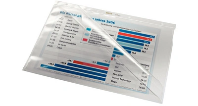 LEITZ Pochette perforée de présentation, A4, PVC, 0,08 mm