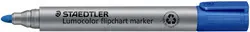 STAEDTLER Marqueur de conférence Lumocolor 356, bleu