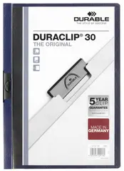DURABLE Chemise à clip DURACLIP ORIGINAL 30, A4, bleu