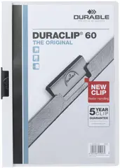DURABLE Chemise à clip DURACLIP ORIGINAL 60, A4, blanc