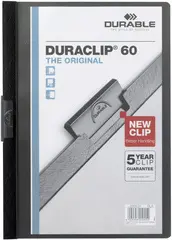 DURABLE Chemise à clip DURACLIP ORIGINAL 60, A4, noir