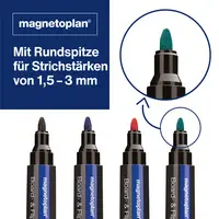 magnetoplan Marqueur pour tableau blanc & chevalet PRO+,noir