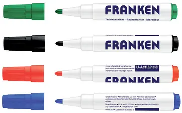 FRANKEN Marqueur pour tableau blanc U-ACT! Line, assorti