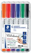 STAEDTLER Marqueurs pour tableau blanc Lumocolor, étui de 6