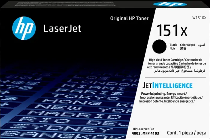 HP 151X Noir(e) Toner (W1510X)