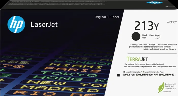 HP 213Y Noir(e) Toner (W2130Y)