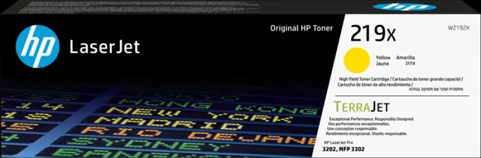 HP 219X Jaune Toner (W2192X)