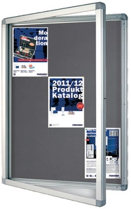 FRANKEN Vitrine d'affichage ECO pour 8x A4, dos en feutre
