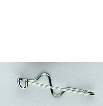 DURABLE Porte-badge avec épingle torsadée, 75 x 40 mm
