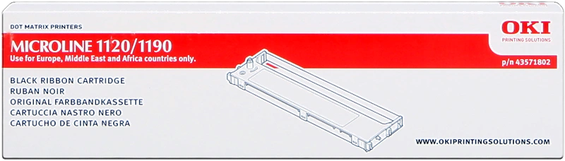 OKI 43571802 Noir(e) Ruban encreur (1120/1190)