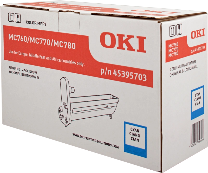 OKI 45395703 Tambour d'image Cyan (MC760/770/780)