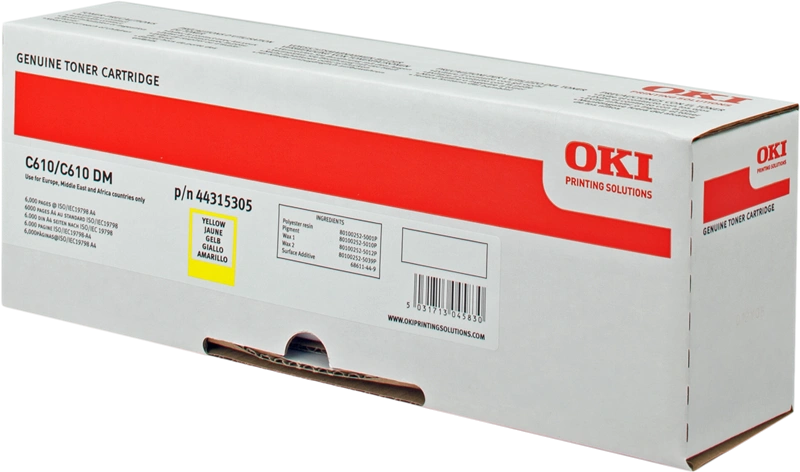 OKI 44315305 Jaune Toner