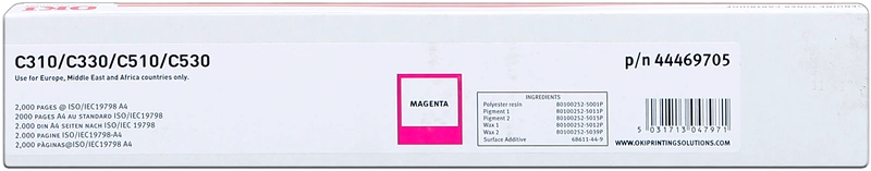 OKI 44469705 Magenta Toner