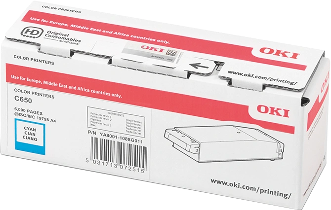 OKI 09006127 Cyan Toner