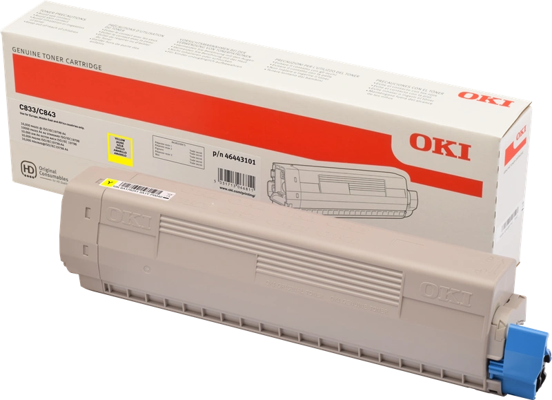 OKI 46443101 Jaune Toner