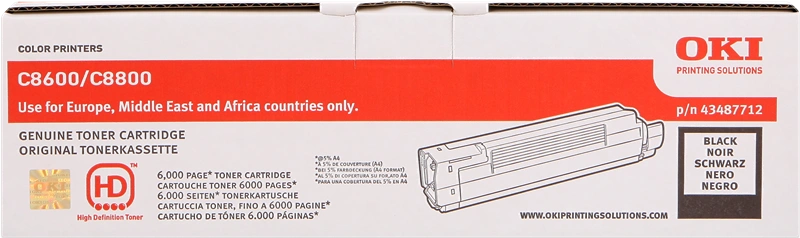 OKI 43487712 Noir(e) Toner