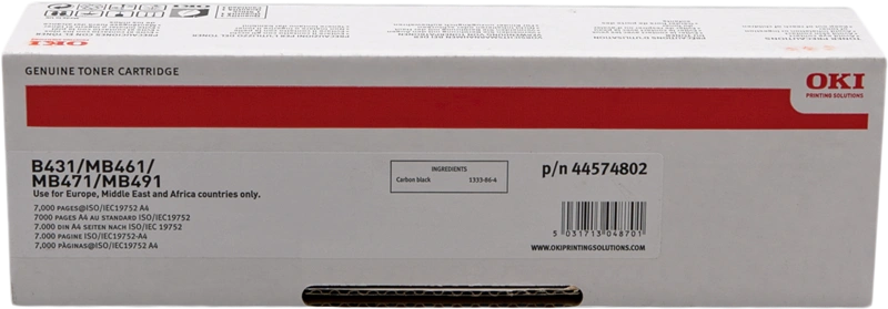 OKI 44574802 Noir(e) Toner