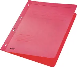 LEITZ chemise à oeillet, carton manila, format A4, rouge