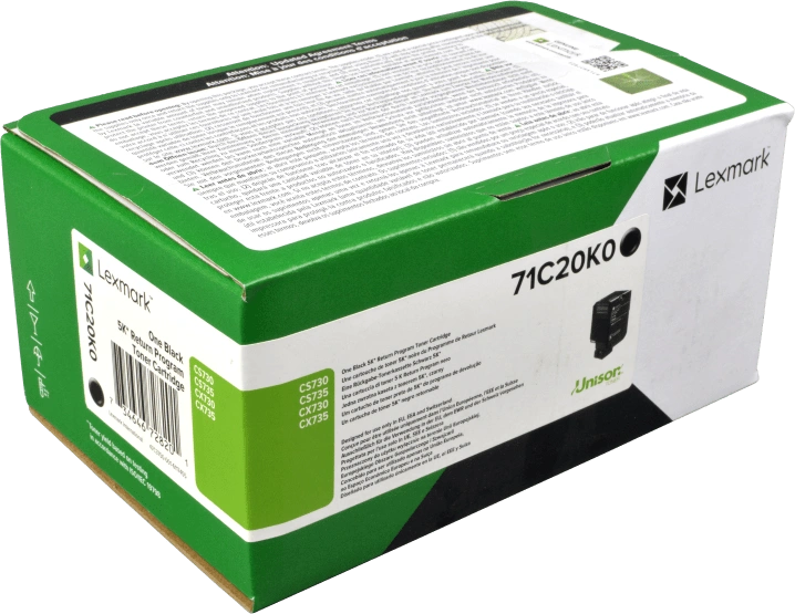 Lexmark 71C20K0 Noir(e) Toner (CS/CX730)