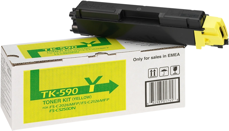 Kyocera TK-590y Jaune Toner (1T02KVANL0)