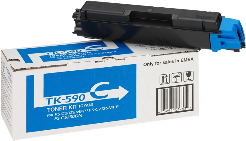 Kyocera TK-590c Cyan Toner (1T02KVCNL0)