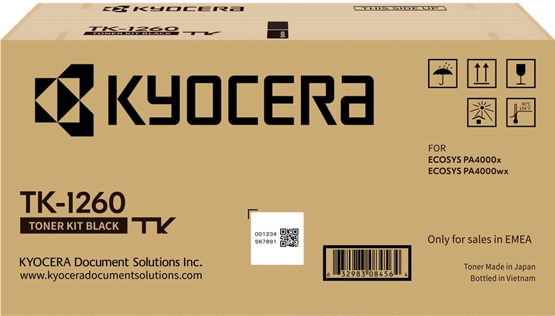 Kyocera TK-1260 Noir(e) Toner (1T0C150NL0)