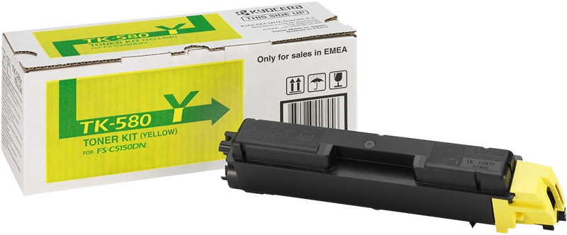 Kyocera TK-580y Jaune Toner (1T02KTANL0)