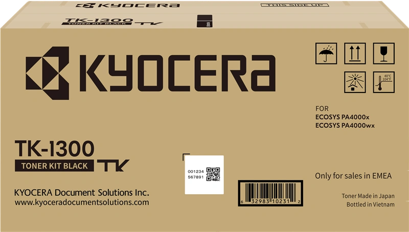 Kyocera TK-1300 Noir(e) Toner (1T0C150NL1)