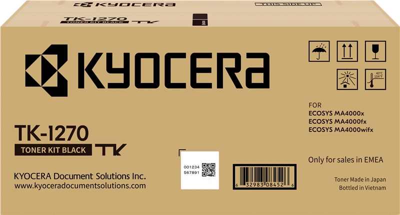 Kyocera TK-1270 Noir(e) Toner (1T0C140NL0)
