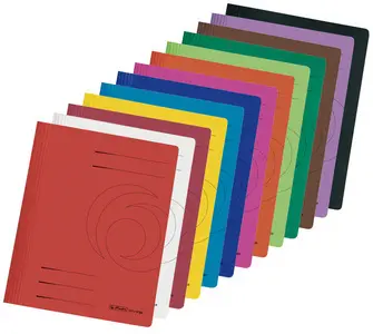 herlitz Chemise à lamelle easyorga, carte lustrée, noir