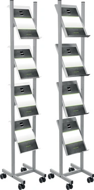 helit Porte-brochures "the rolling show", 4 x A4