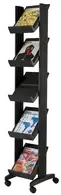 PAPERFLOW Porte-prospectus Corner easyDisplays, 5 étagères